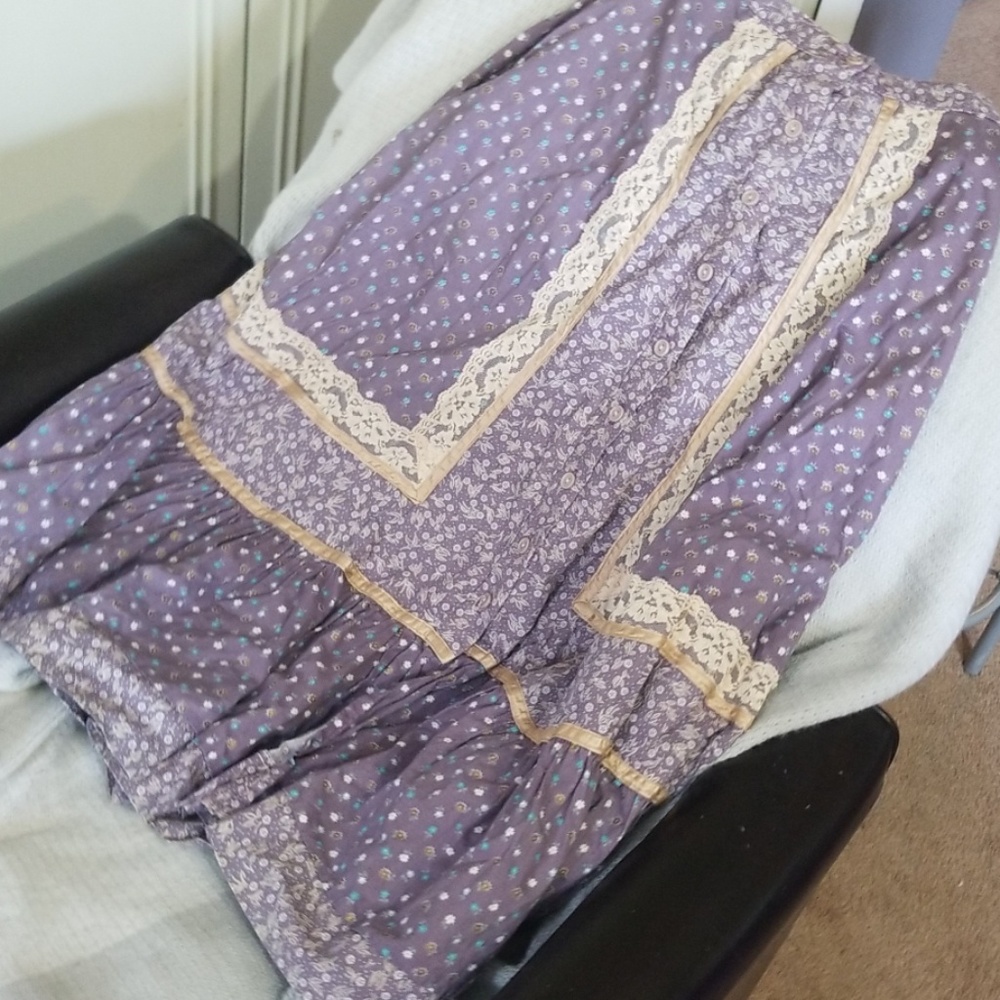 Vintage gunne sax jessica McClintock prairie skirt